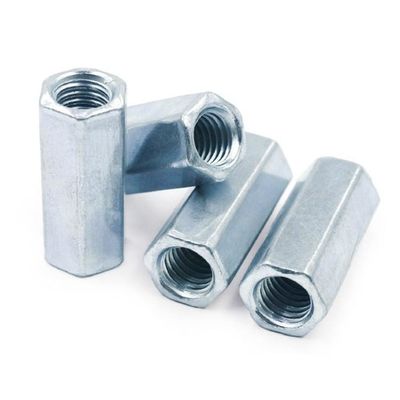 DIN Standard Plain Zinc Galvanized Hexagon Long Nut M5-120 для соединения соединительных орехов