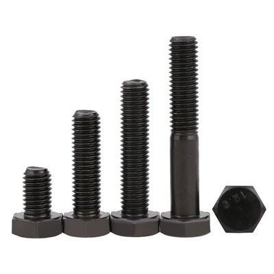 Длина 20mm-300mm H.D.G Grade 8.8 DIN 933 DIN 931 Высокопроницаемые черные оксидные шестеренковые болты
