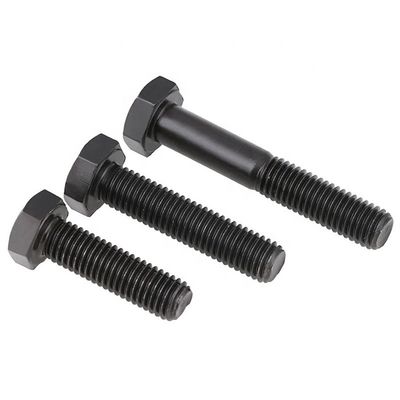 Длина 20mm-300mm H.D.G Grade 8.8 DIN 933 DIN 931 Высокопроницаемые черные оксидные шестеренковые болты