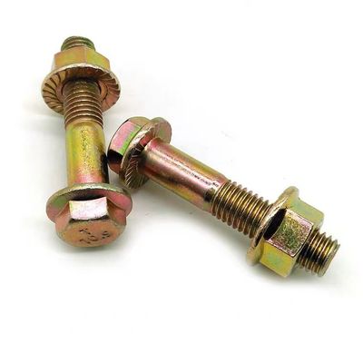Степень 4.8/8.8/10.9 DIN Standard Hex Head Flange Bolts and Nuts в черной отделке
