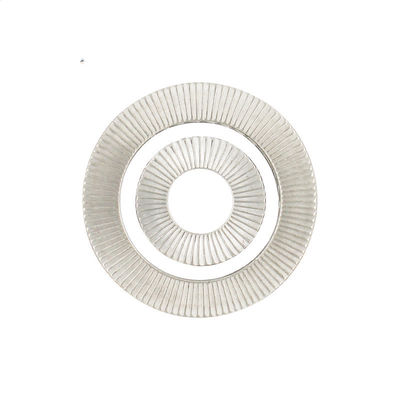 Сертификат ISO9001 Mengmeng Double Stacked Face Self-locking Gaskets DIN25201 в белом цвете