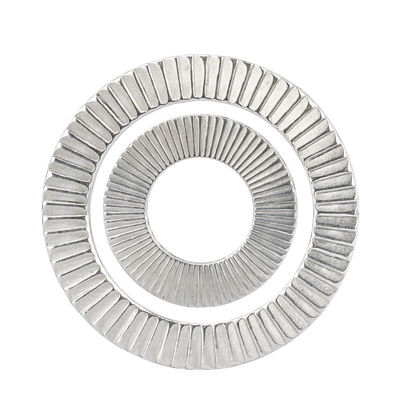 Сертификат ISO9001 Mengmeng Double Stacked Face Self-locking Gaskets DIN25201 в белом цвете