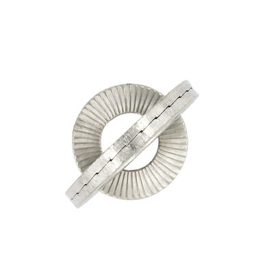 Сертификат ISO9001 Mengmeng Double Stacked Face Self-locking Gaskets DIN25201 в белом цвете