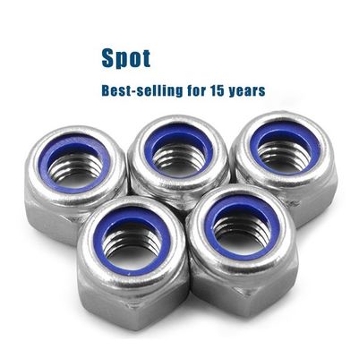 Высокое количество Din 985 Hexagon Hex Black Nylon Lock Nut с метрической системой измерений