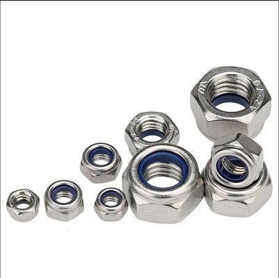 Высокое количество Din 985 Hexagon Hex Black Nylon Lock Nut с метрической системой измерений