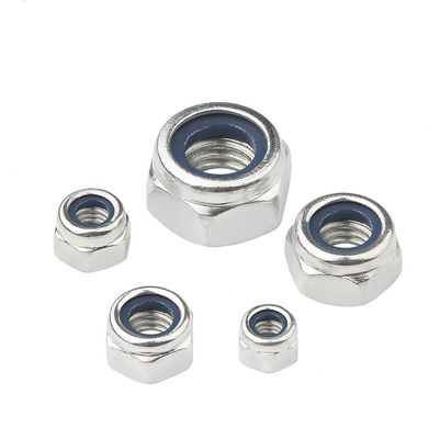 Высокое количество Din 985 Hexagon Hex Black Nylon Lock Nut с метрической системой измерений