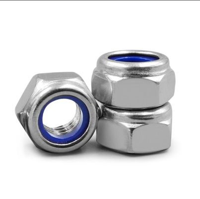 Высокое количество Din 985 Hexagon Hex Black Nylon Lock Nut с метрической системой измерений