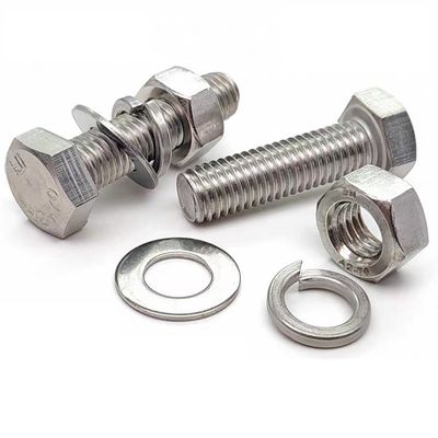 MM10-MM500 Простые шестеренковые болты, орехи и простыни из Handan DIN933 DIN931