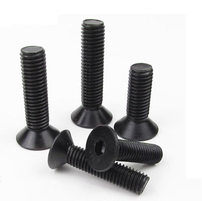 Черная отделка DIN 7991 Countersunk Hexagon Socket Bolt с требованиями клиента