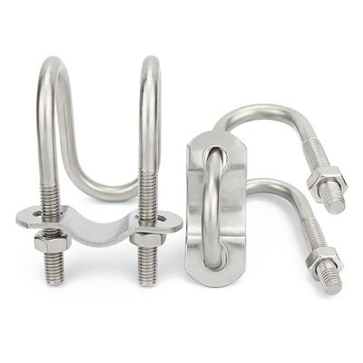 Бесплатные образцы предоставили U-Bolt Clamp для труб M6-M64 из углеродистой стали/нержавеющей стали