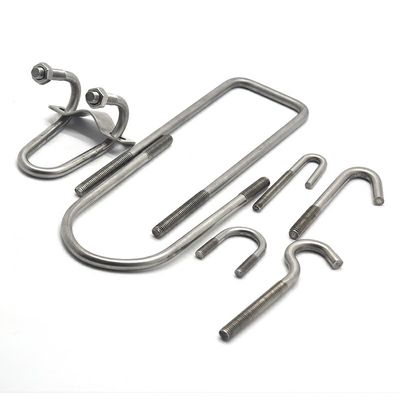 Бесплатные образцы предоставили U-Bolt Clamp для труб M6-M64 из углеродистой стали/нержавеющей стали