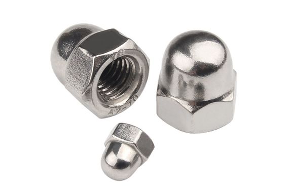 ASTM Fastener Certified DIN1587 Hex Dome Cap Nuts с никелевой оцинкованной отделкой