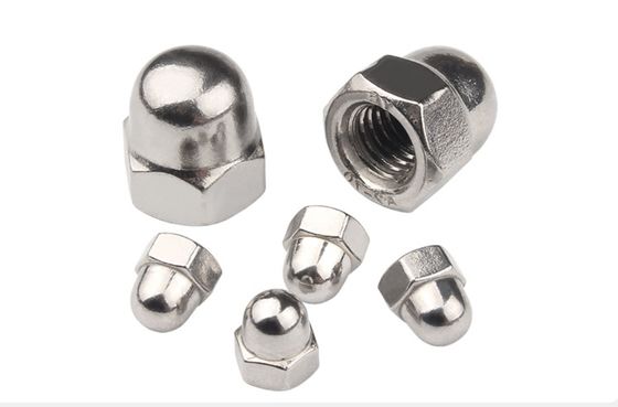 ASTM Fastener Certified DIN1587 Hex Dome Cap Nuts с никелевой оцинкованной отделкой