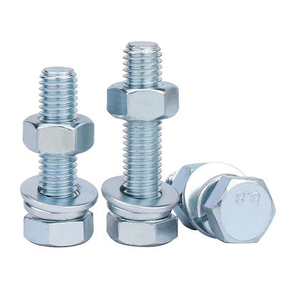 DIN 933 HDG Full Threaded Hex Bolt для промышленного класса 4.8/8.8/10.9/12.9